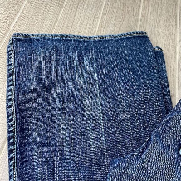 Silver Jeans Women's Isabel Distressed Boot cut Jeans Blue 28 - Picture 3 of 15